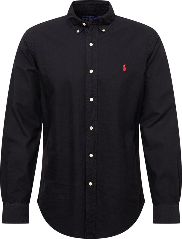 Polo Ralph Lauren Regular Fit Hemd in Schwarz Polo Ralph Lauren Regular Fit Hemd in Schwarz