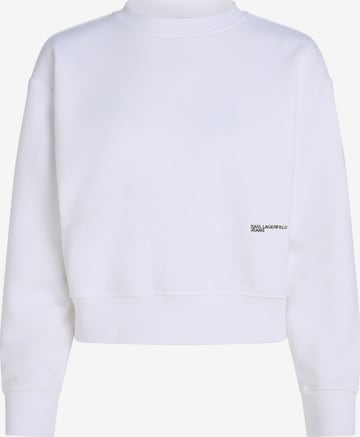 KARL LAGERFELD JEANS Sweatshirt i hvid: forside