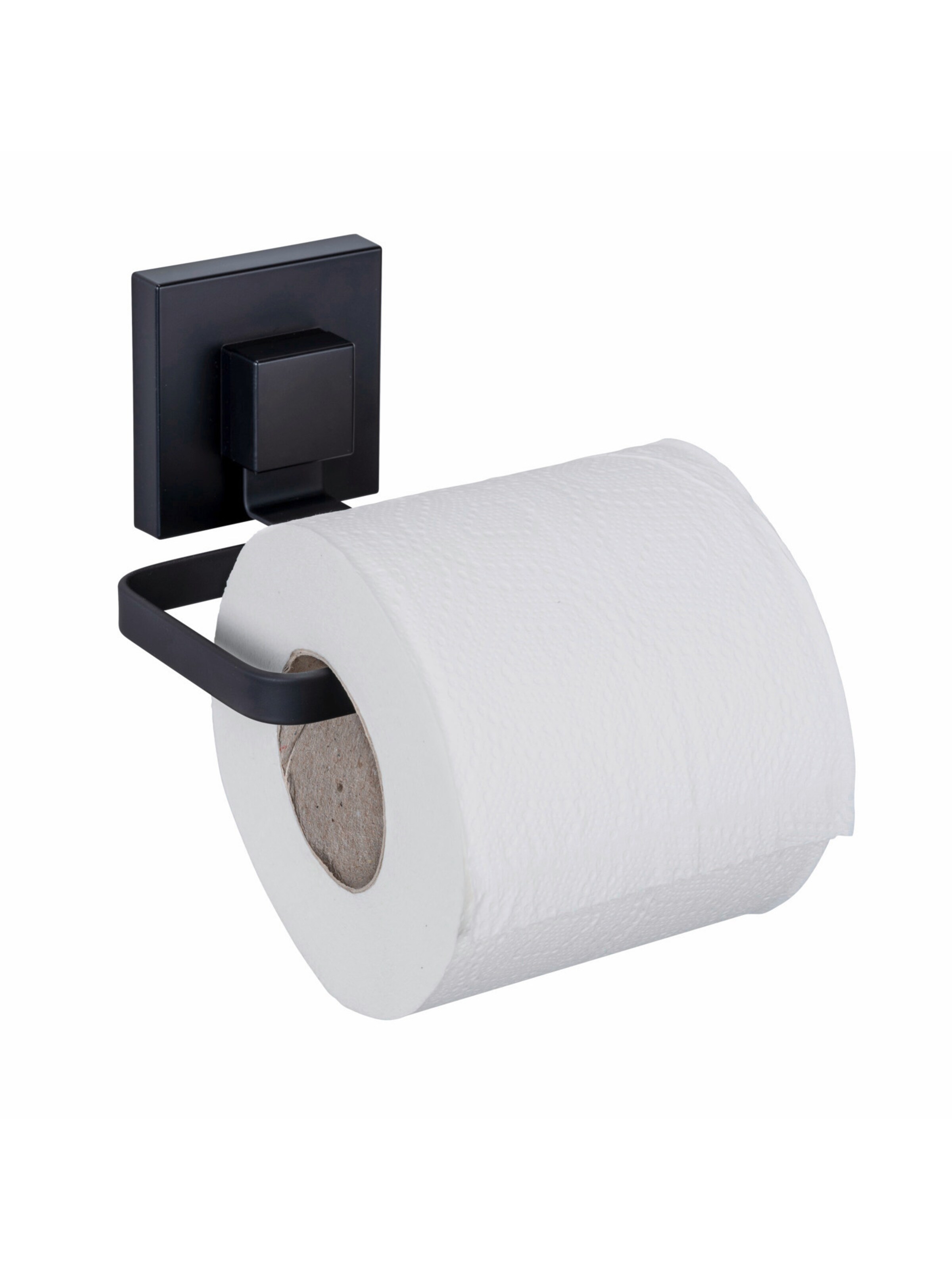 Wenko Toilettenpapierhalter 'Quadro' in Schwarz