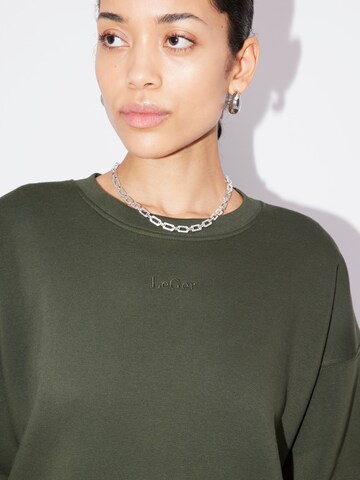 Sweat-shirt 'Indra' LeGer by Lena Gercke en vert