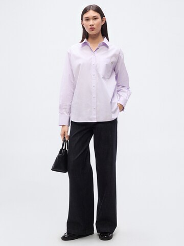 Calvin Klein Jeans Bluse in Lila