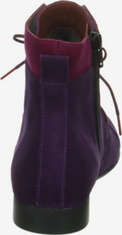 THINK! Lace-Up Ankle Boots in Purple