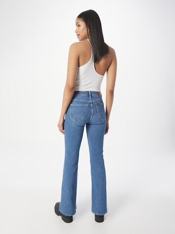 Lee Flared Jeans 'BREESE' in Blau