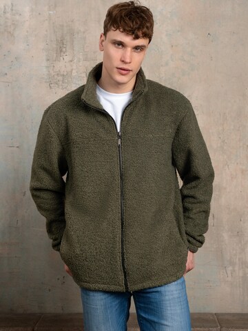 cut my fashion Fleece jacket 'Danas' in Green
