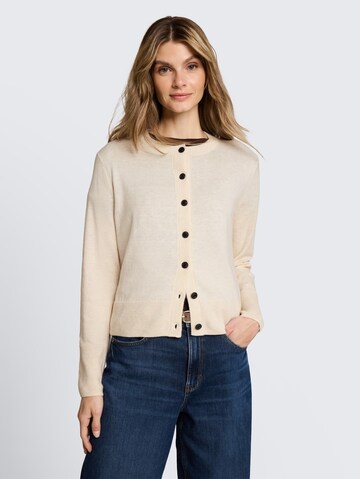 TOM TAILOR Strickjacke in Weiß: Vorderseite
