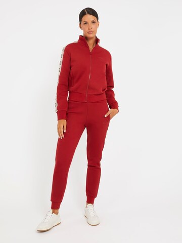 GUESS Tapered Workout Pants 'Britney' in Red