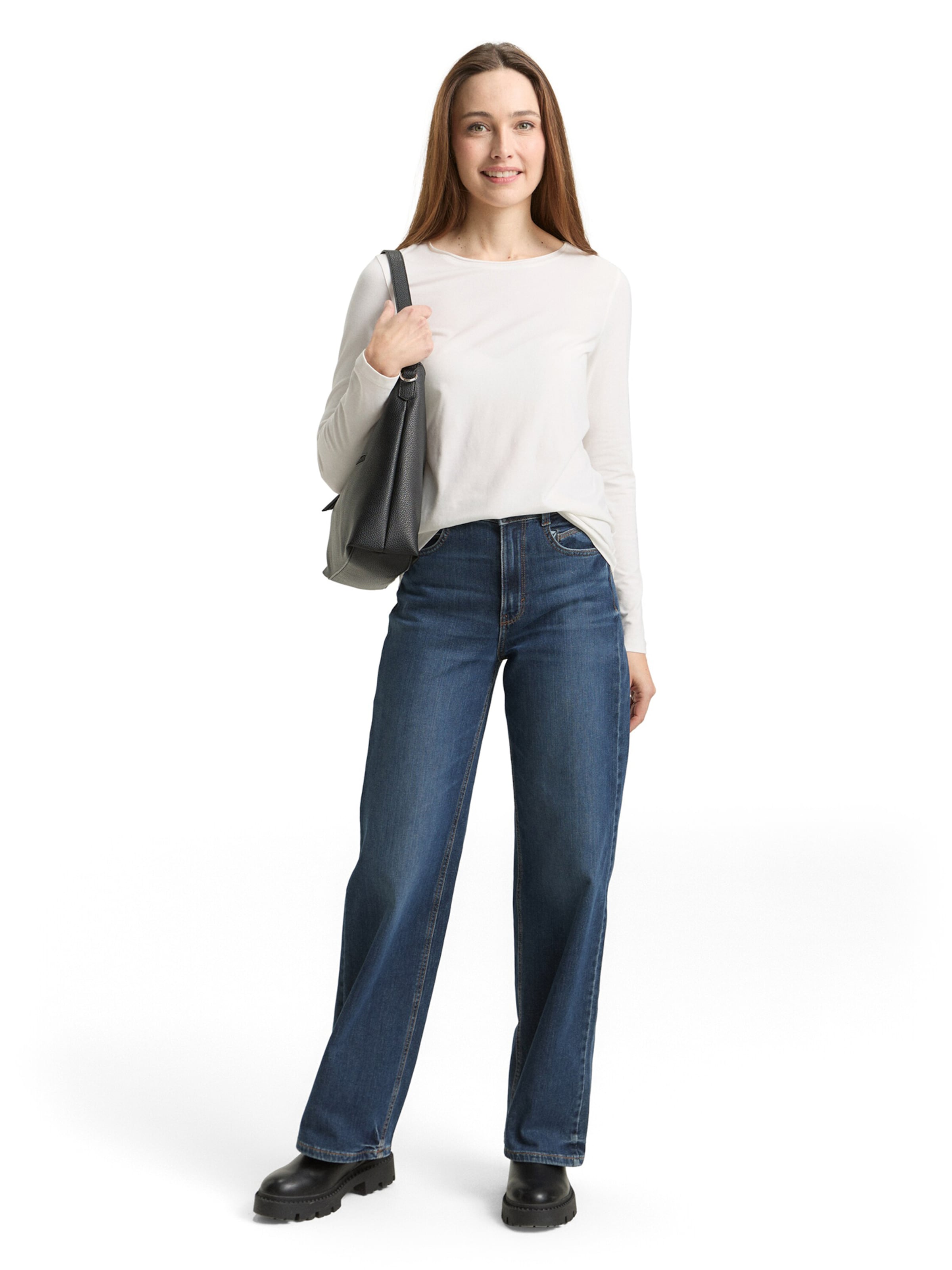 TOM TAILOR Majica | bela barva