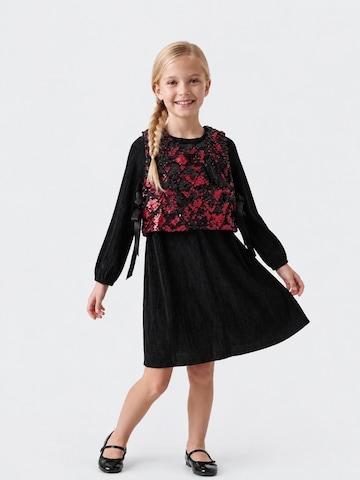 Hilal Akinci Kids Jurk 'HİLAL AKINCI KİDS Kinderkleid' in Zwart: voorkant