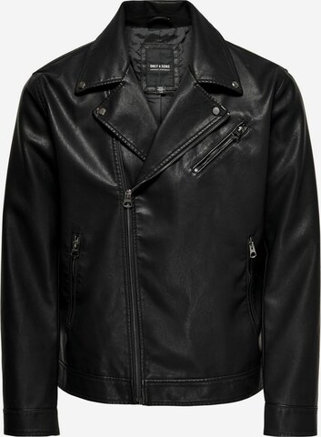 Only & Sons Between-Season Jacket in Black