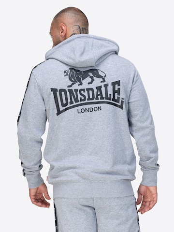 LONSDALE Sweat jacket 'BIGTON' in Grey