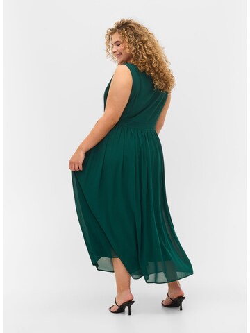 Zizzi Evening Dress 'Malma' in Green