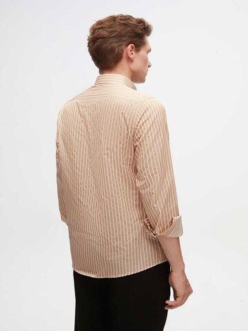 D’S Damat Regular fit Overhemd in Beige