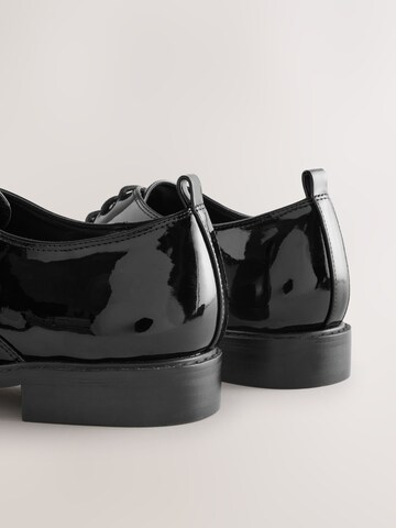 Next Обувь на шнуровке в Черный