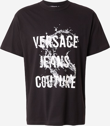 T-Shirt Versace Jeans Couture en noir : devant