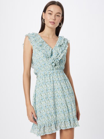 NA-KD Καλοκαιρινό φόρεμα 'Anika Teller' σε μπλε: μπροστά