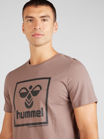 Hummel - Camisa funcionais em castanho