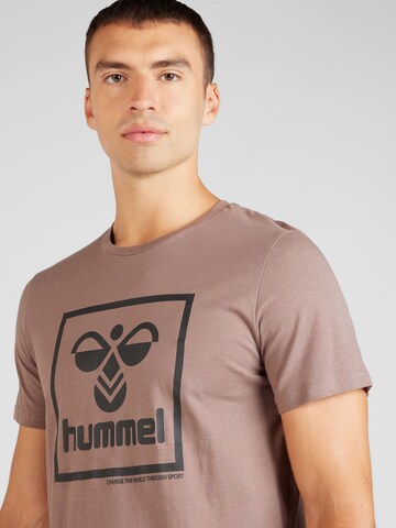 Hummel Performance shirt in Brown