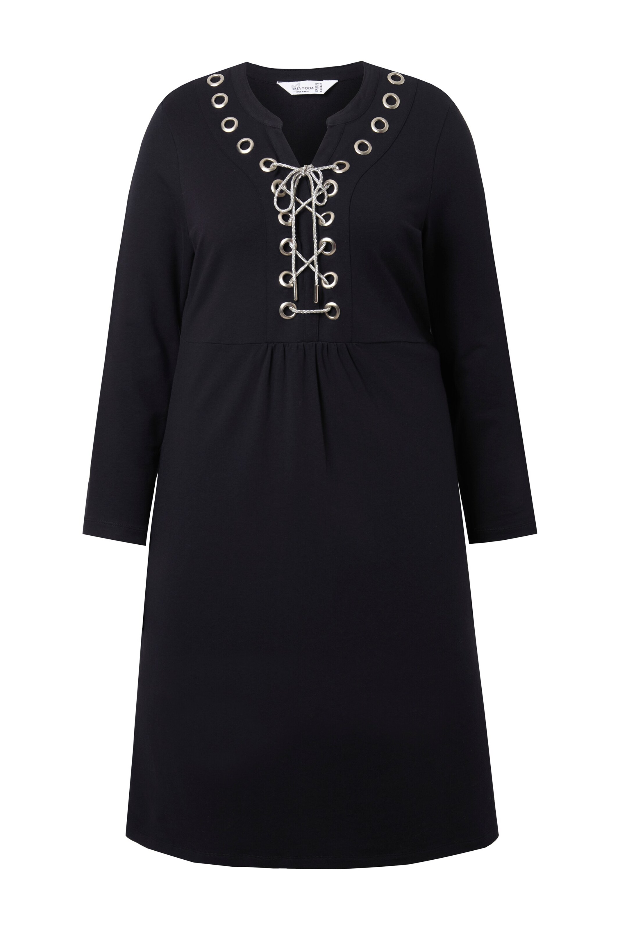 MIAMODA Jurk in Zwart: voorkant