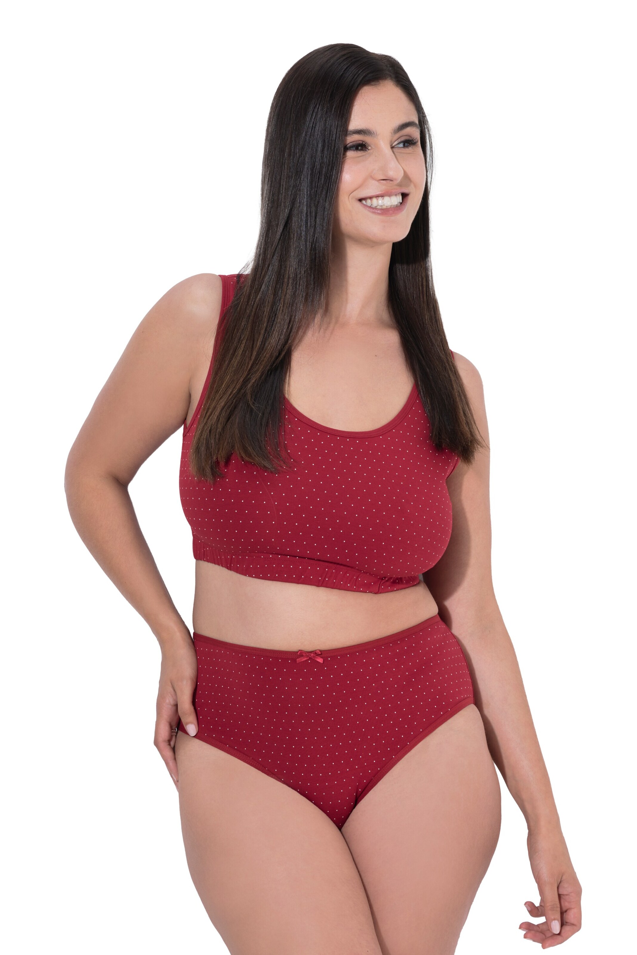 Ulla Popken Slip in Red: front
