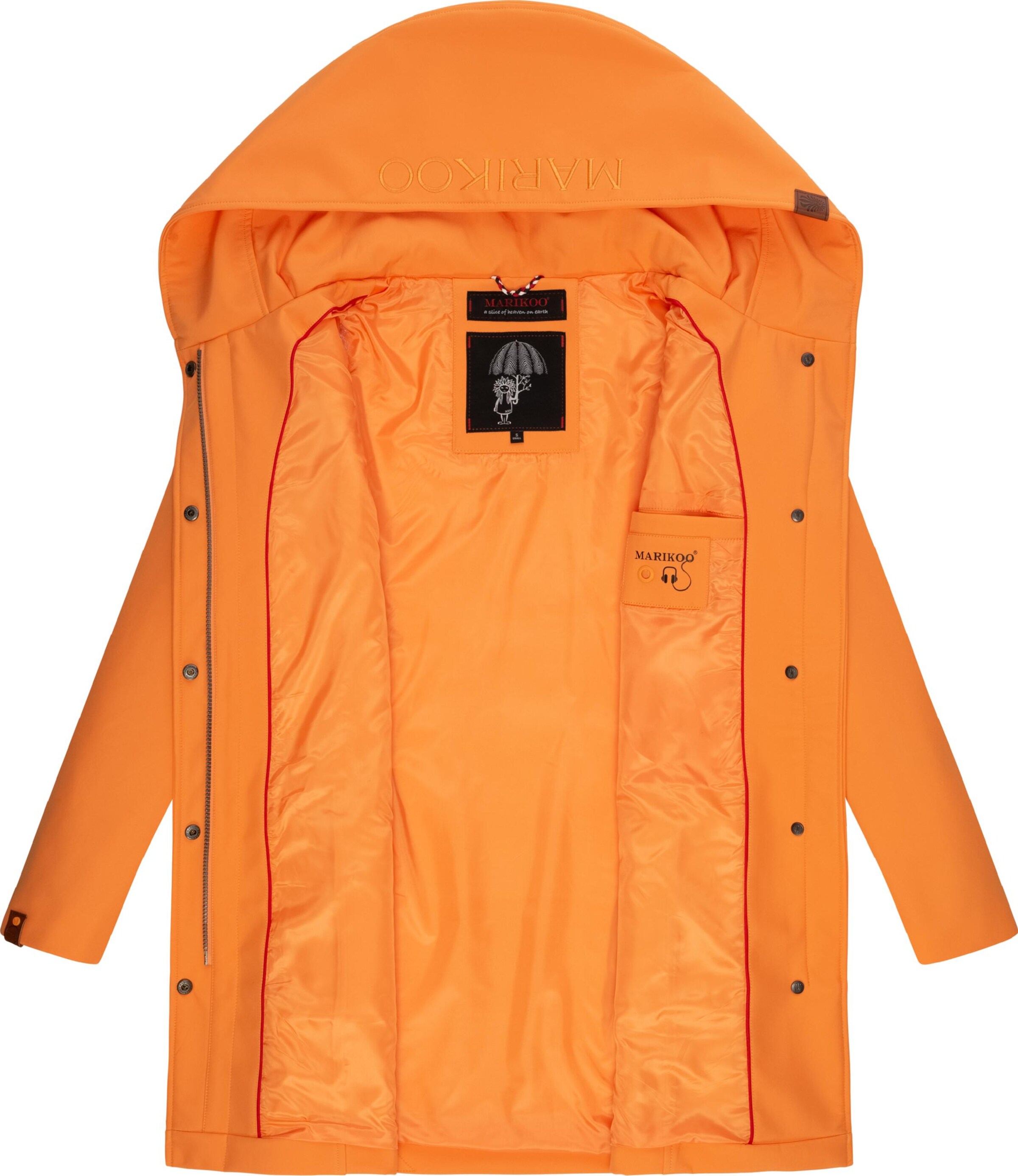 Manteau fonctionnel 'Mayleen' MARIKOO en orange
