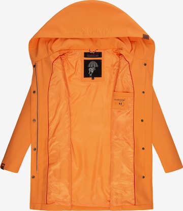 MARIKOO Toiminnallinen pitkä takki 'Mayleen' värissä oranssi