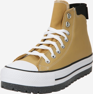 Sneaker alta 'Chuck Taylor All Star City Trek' di CONVERSE in beige: frontale