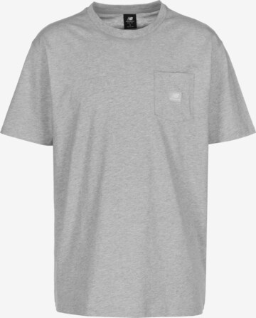 T-Shirt new balance en gris : devant