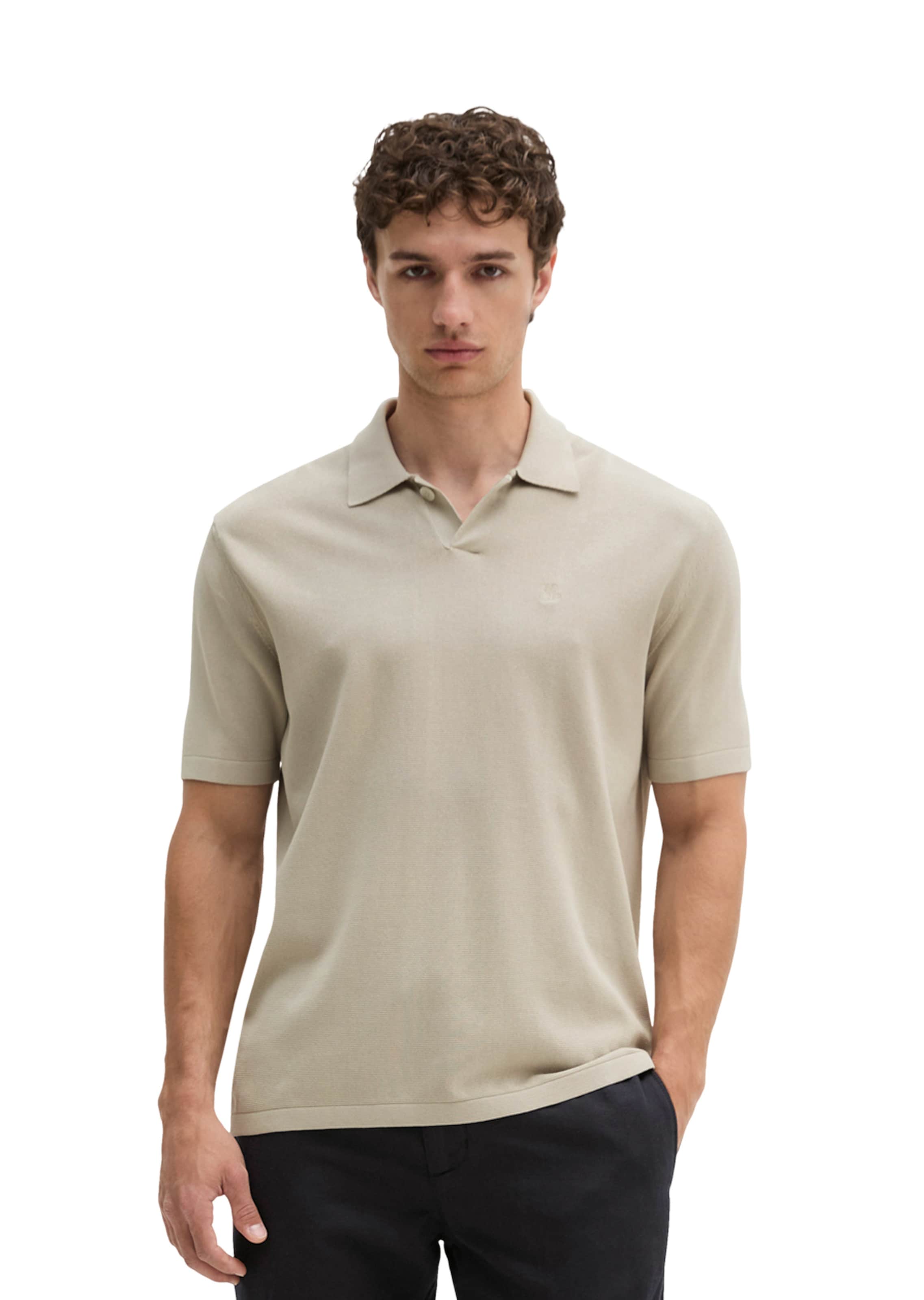 Marc O'Polo Shirt in Beige: front