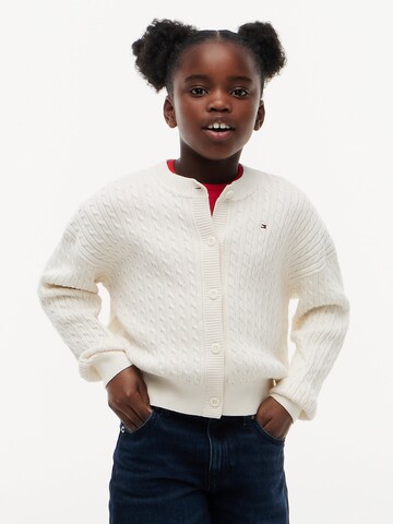 TOMMY HILFIGER Knit cardigan in Beige: front