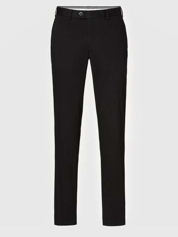 Hiltl Slim fit Chino Pants 'Tilo - Die Business Chino' in Black: front