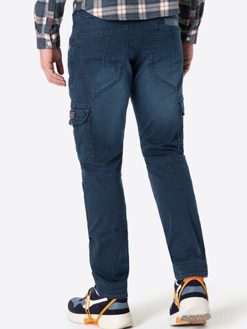 TIMEZONE Regular Cargo Jeans 'Roger' in Blue
