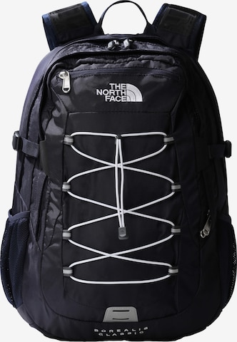 Rucsac de la THE NORTH FACE pe albastru: față