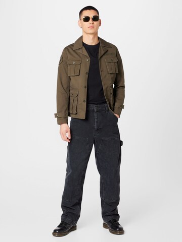 Veste mi-saison Schott NYC en vert