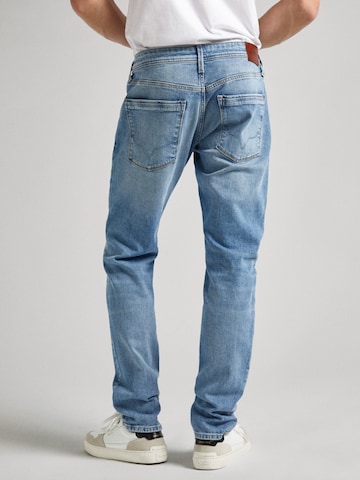 Pepe Jeans Tapered Jeans in Blau