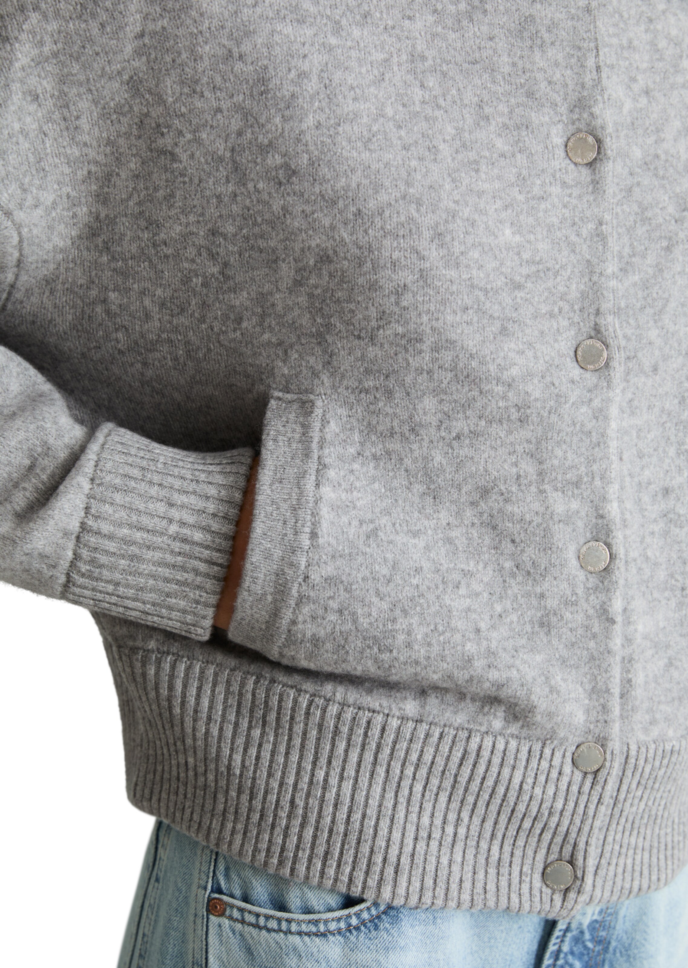 Marc O'Polo DENIM Strickjacke in Grau