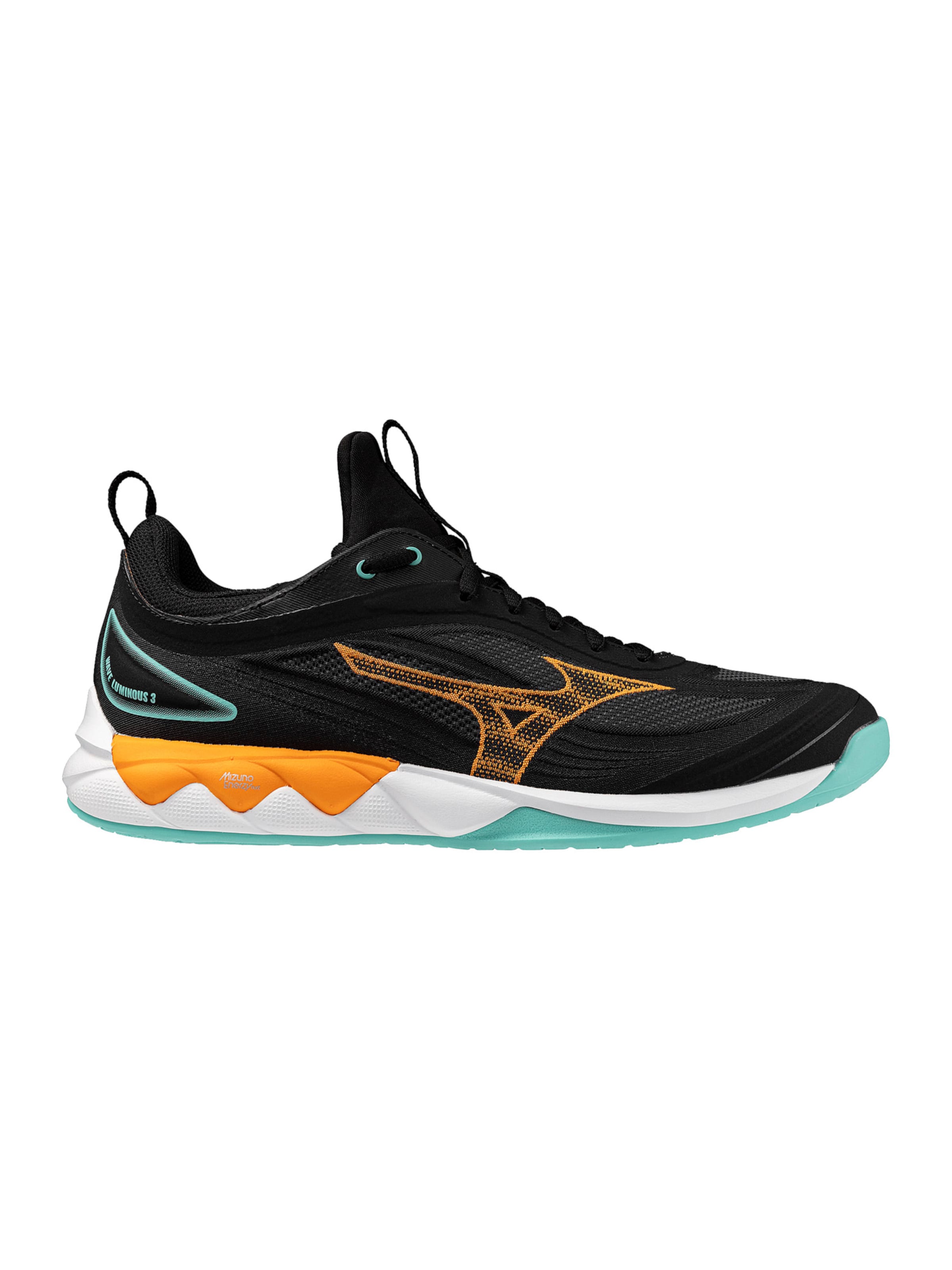 MIZUNO Sportschuh 'Wave Luminous' in Schwarz: Vorderseite