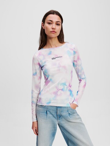 KARL LAGERFELD JEANS Koszulka w kolorze biały: przód