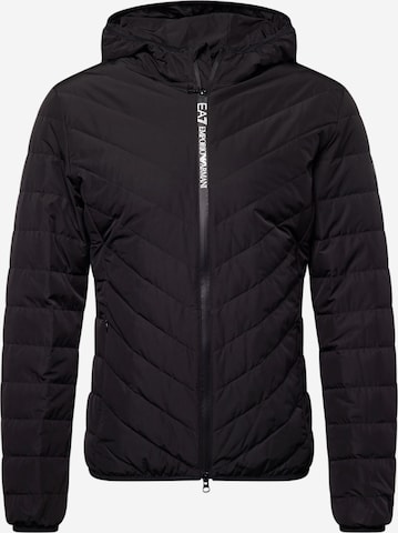 EA7 Emporio Armani Vinterjakke i sort: forside