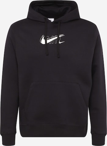 Nike Sportswear Sweatshirt in Black: front