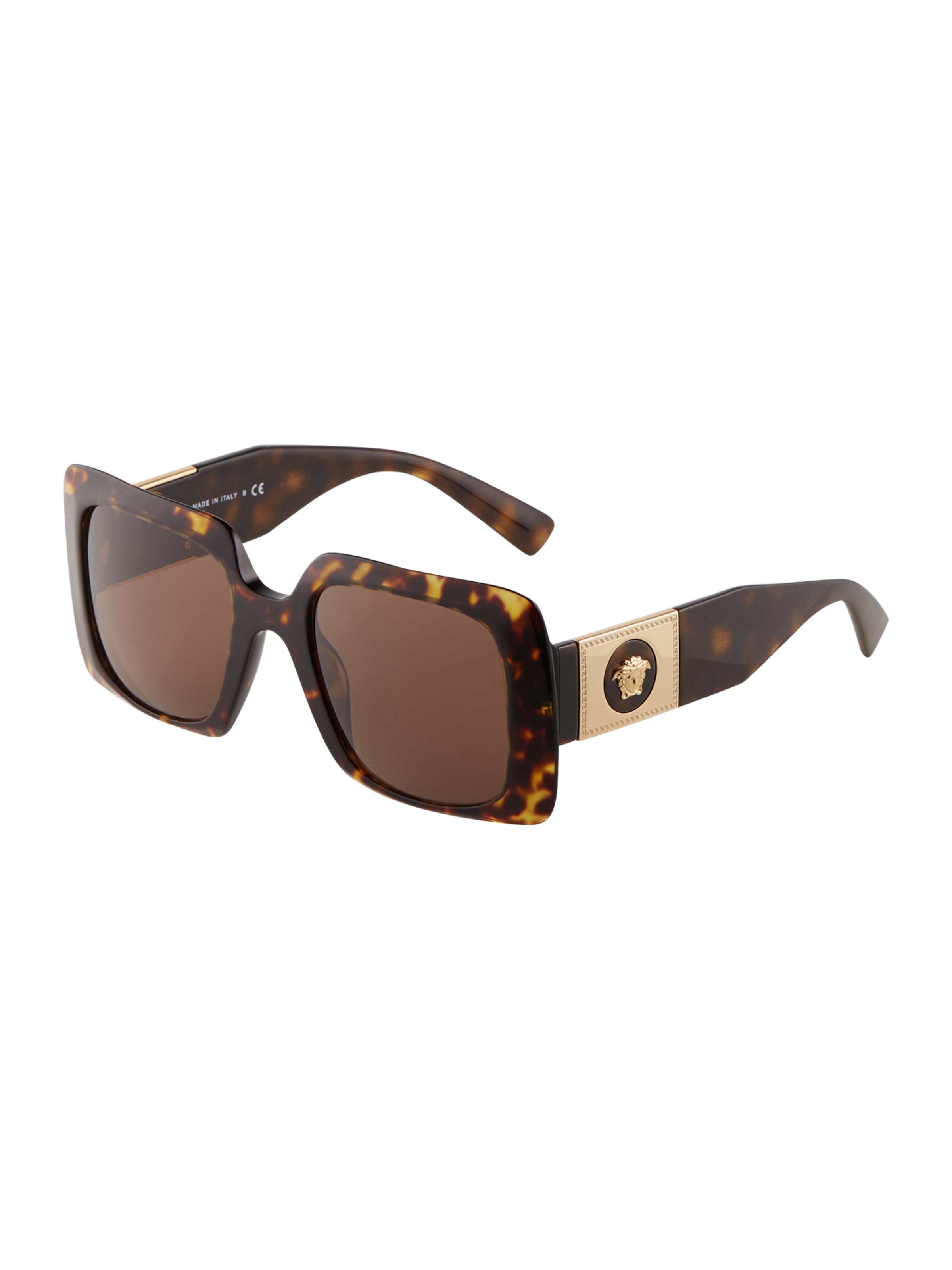 VERSACE Zonnebril '04405' in Bruin: voorkant