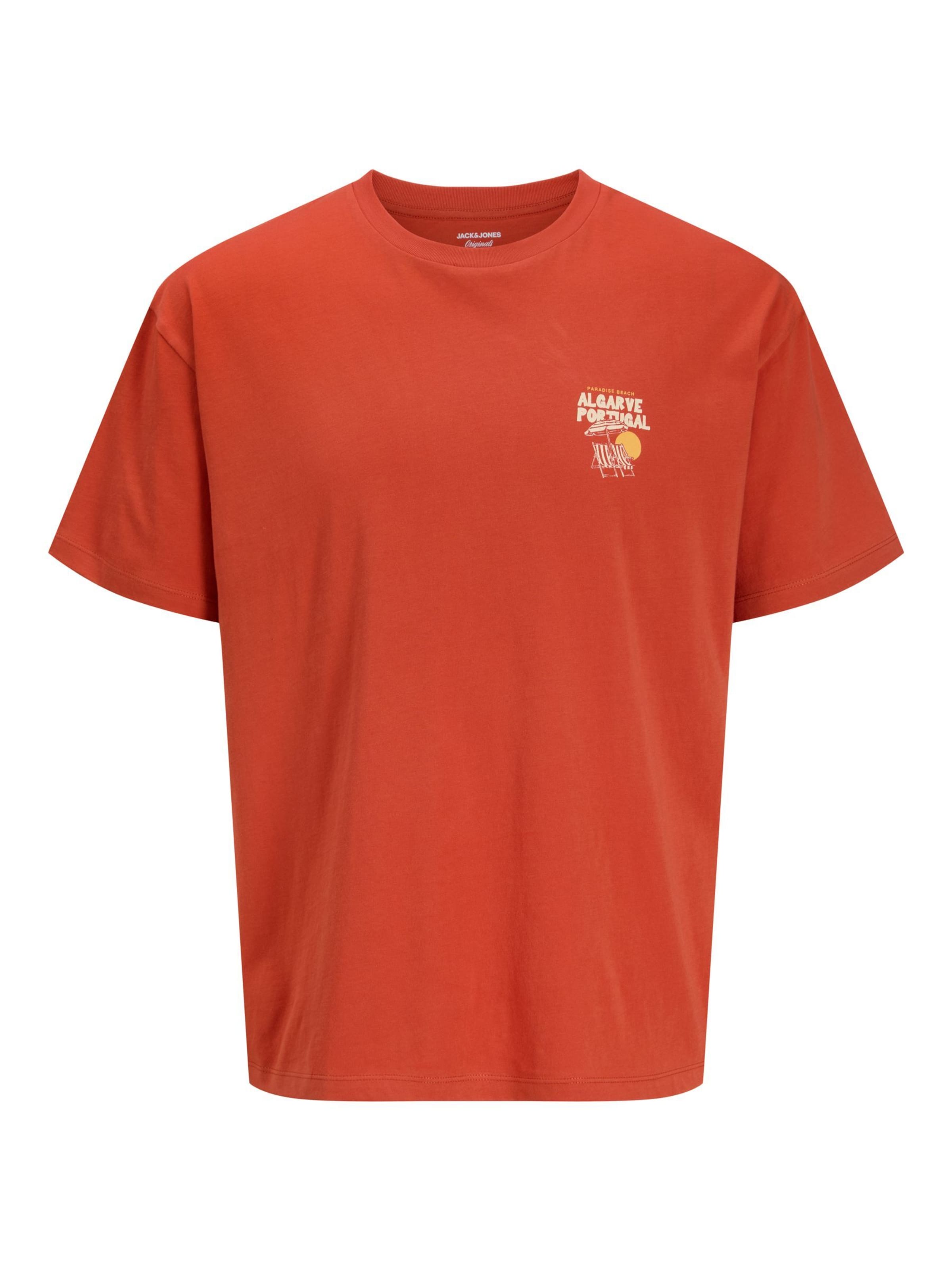 JACK & JONES T-Shirt in Orange: Vorderseite