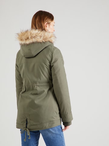 HOLLISTER Zimska jakna | zelena barva