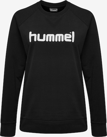 Hummel Sportovní mikina – černá: přední strana