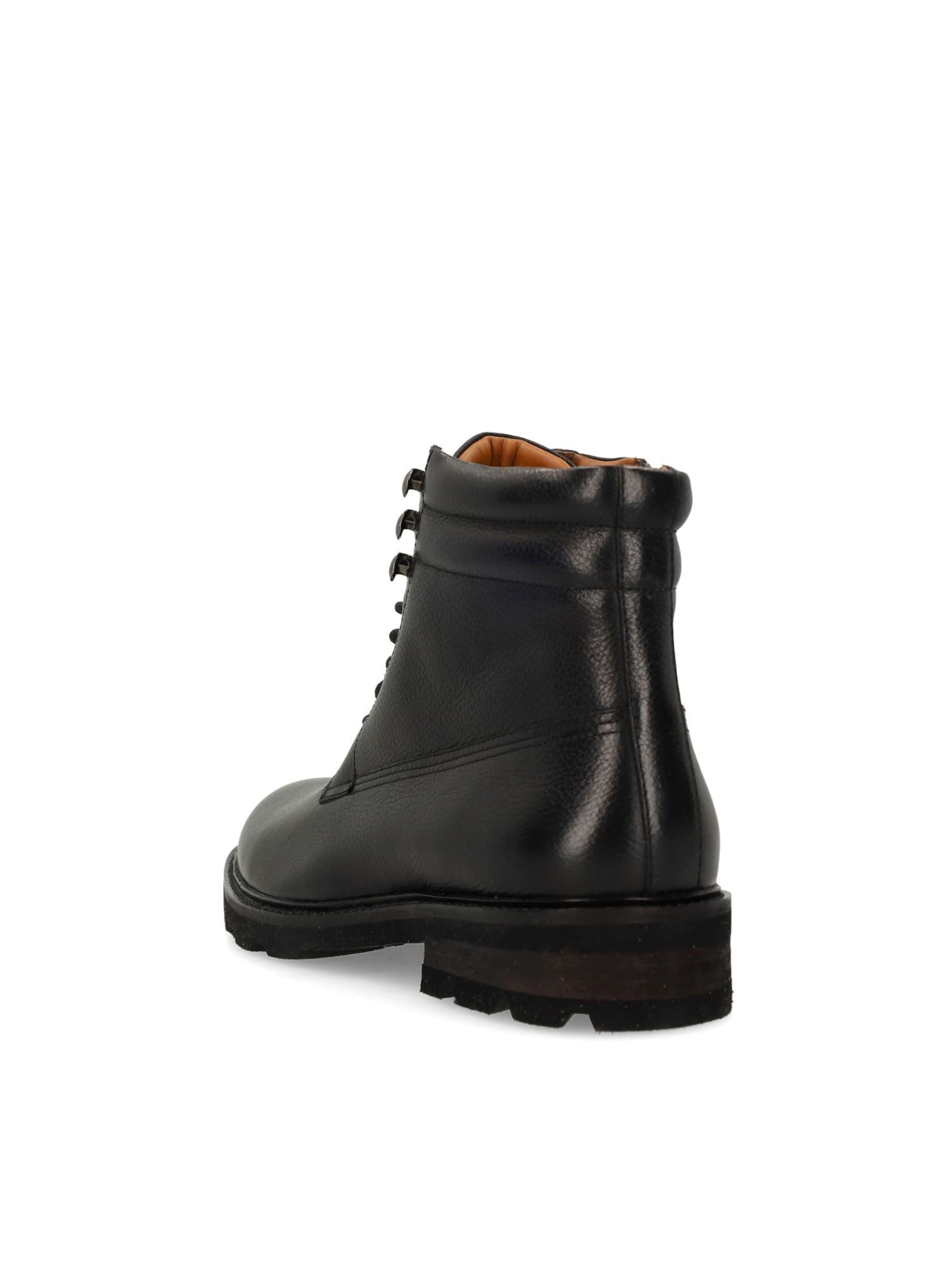 MANFIELD Schnürboots in Schwarz