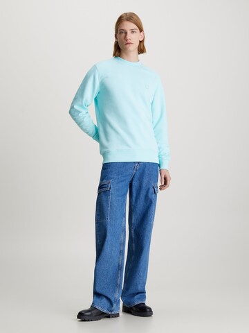 Calvin Klein Jeans Sweatshirt in Blauw