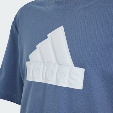 ADIDAS SPORTSWEAR - Camisa funcionais 'Future Icons' em azul