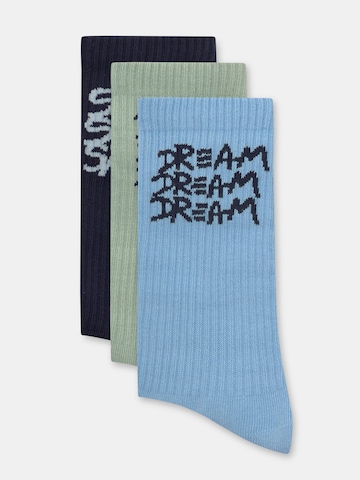 Pull&Bear Къси чорапи в синьо