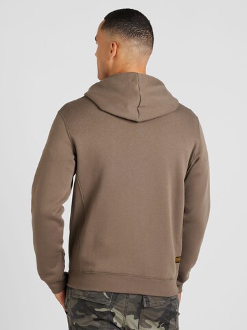 G-STAR Sweatjacka 'Premium Core' i brun
