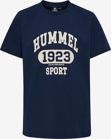 Hummel Shirt in Blau: Vorderseite