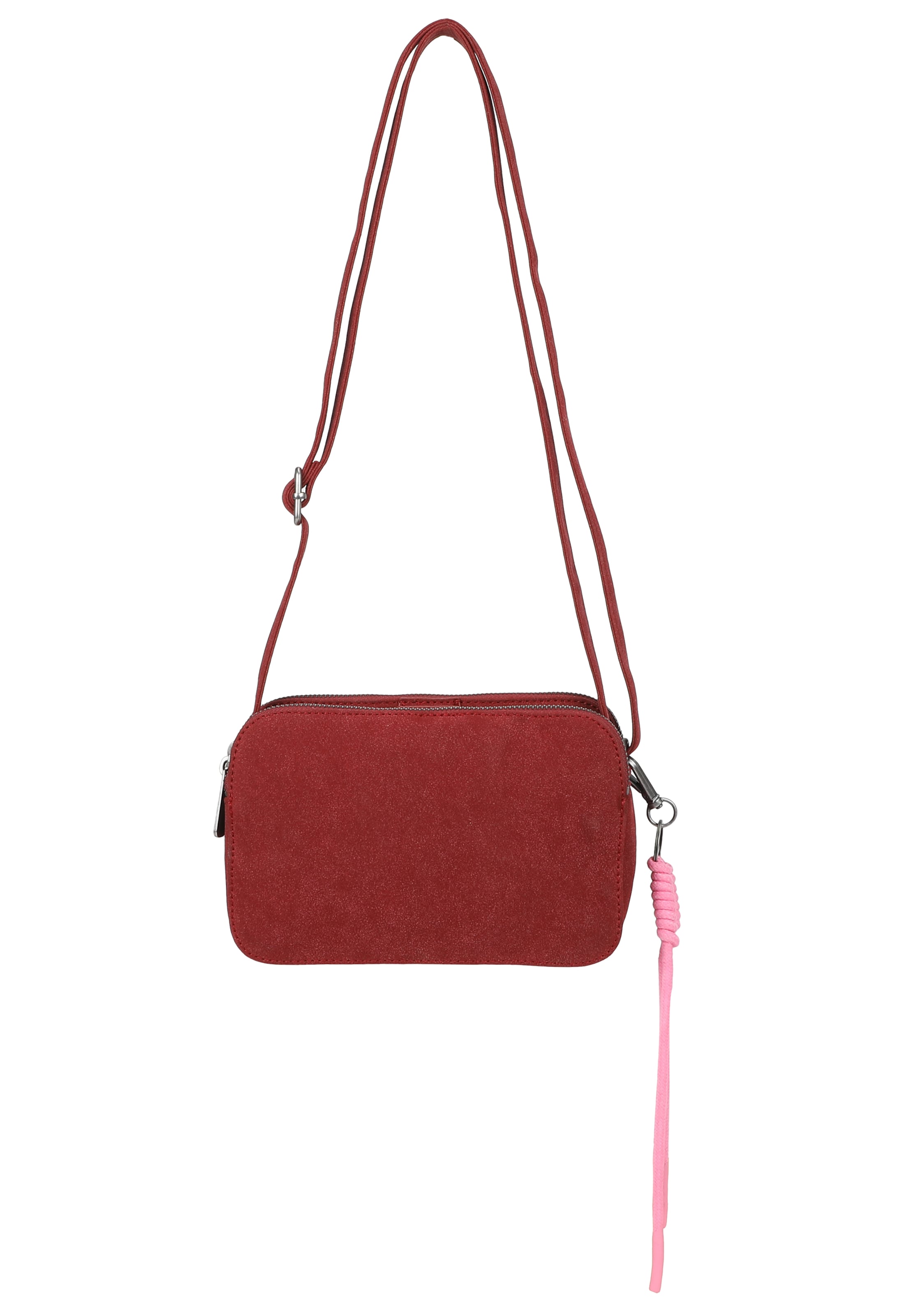 Fritzi aus Preußen Crossbody Bag 'Jony Suede Jacky' in Red